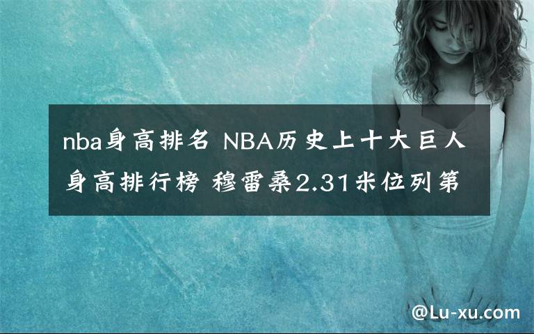 nba身高排名 NBA歷史上十大巨人身高排行榜 穆雷桑2.31米位列第一