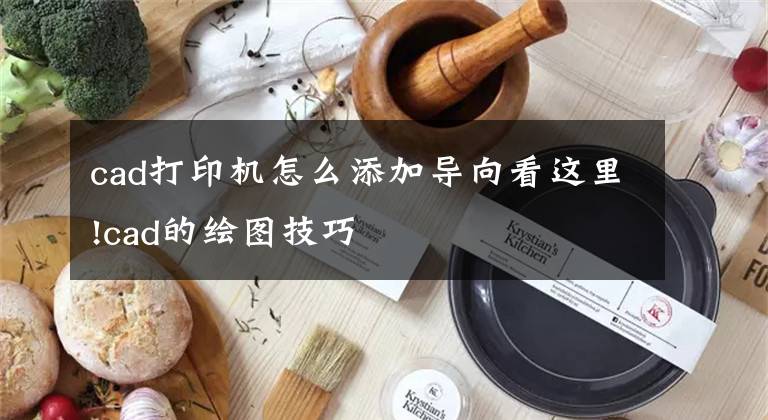 cad打印機(jī)怎么添加導(dǎo)向看這里!cad的繪圖技巧