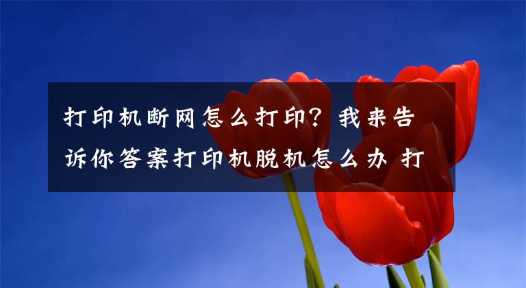 打印機斷網怎么打印？我來告訴你答案打印機脫機怎么辦 打印機脫機狀態(tài)怎么解除