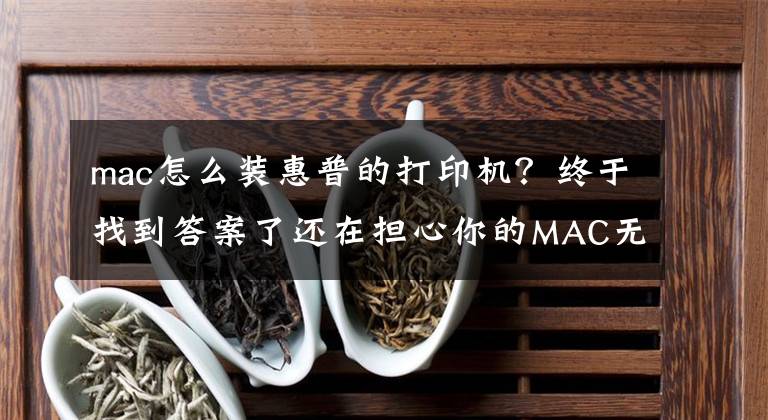 mac怎么裝惠普的打印機(jī)？終于找到答案了還在擔(dān)心你的MAC無法連接打印機(jī)嗎？