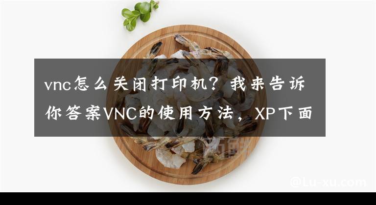 vnc怎么關(guān)閉打印機(jī)？我來(lái)告訴你答案VNC的使用方法，XP下面VNC怎么使用