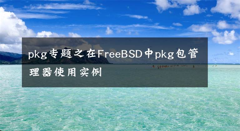 pkg專題之在FreeBSD中pkg包管理器使用實(shí)例