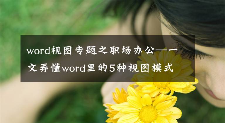 word視圖專題之職場(chǎng)辦公—一文弄懂word里的5種視圖模式