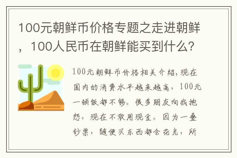 100元朝鮮幣價格專題之走進朝鮮，100人民幣在朝鮮能買到什么？