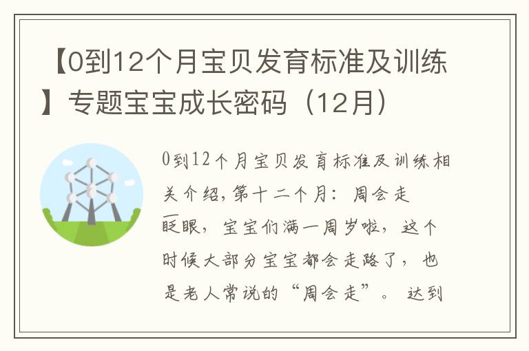 【0到12個月寶貝發(fā)育標準及訓練】專題寶寶成長密碼（12月）