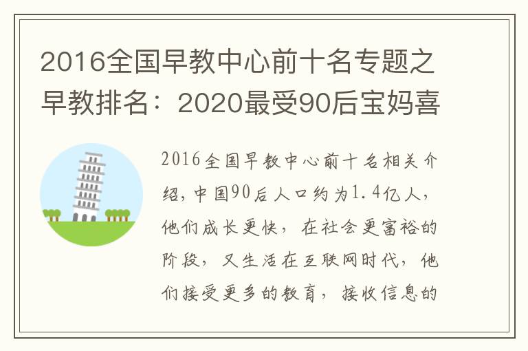 2016全國(guó)早教中心前十名專題之早教排名：2020最受90后寶媽喜愛十大早教機(jī)構(gòu)，BBunion穩(wěn)居前三