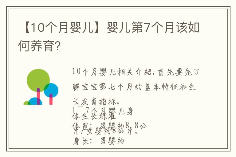 【10個(gè)月嬰兒】嬰兒第7個(gè)月該如何養(yǎng)育？