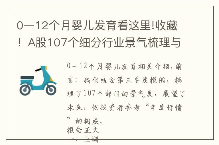 0一12個(gè)月嬰兒發(fā)育看這里!收藏！A股107個(gè)細(xì)分行業(yè)景氣梳理與展望