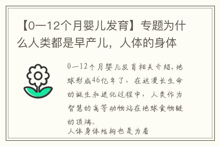 【0一12個(gè)月嬰兒發(fā)育】專(zhuān)題為什么人類(lèi)都是早產(chǎn)兒，人體的身體結(jié)構(gòu)到底有什么不合理之處？