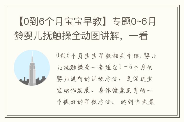 【0到6個(gè)月寶寶早教】專題0~6月齡嬰兒撫觸操全動(dòng)圖講解，一看就會(huì)！（寶媽收藏）,超級(jí)實(shí)用