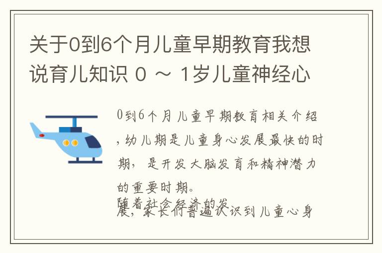 關(guān)于0到6個(gè)月兒童早期教育我想說育兒知識(shí) 0 ～ 1歲兒童神經(jīng)心理發(fā)育