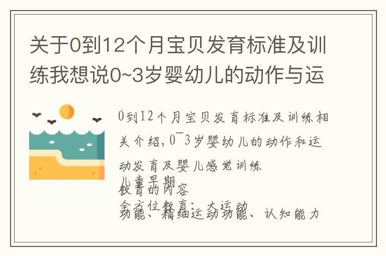 關(guān)于0到12個月寶貝發(fā)育標準及訓練我想說0~3歲嬰幼兒的動作與運動發(fā)育和寶寶感官訓練