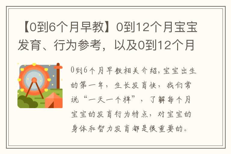 【0到6個(gè)月早教】0到12個(gè)月寶寶發(fā)育、行為參考，以及0到12個(gè)月寶寶早教訓(xùn)練