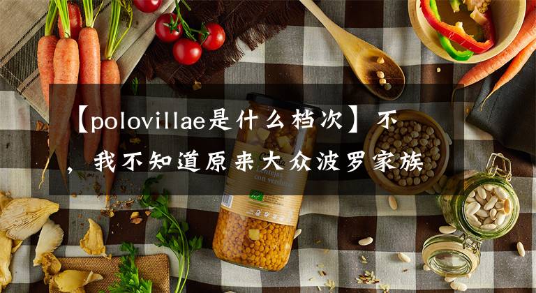 【polovillae是什么檔次】不，我不知道原來大眾波羅家族那么大。