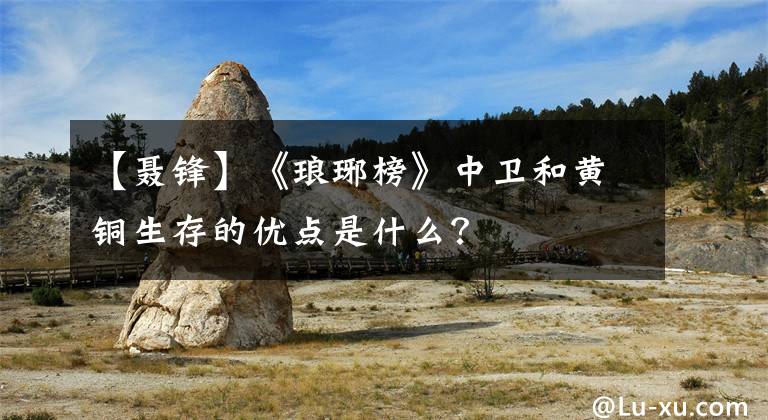 【聶鋒】《瑯琊榜》中衛(wèi)和黃銅生存的優(yōu)點(diǎn)是什么？