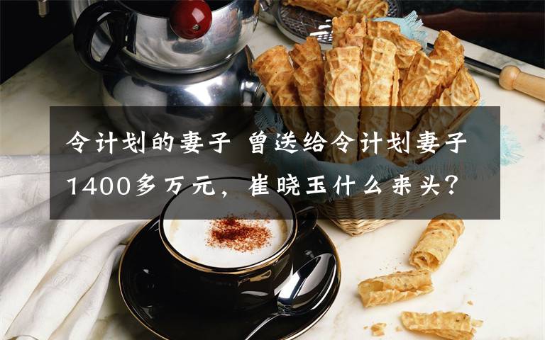 令計(jì)劃的妻子 曾送給令計(jì)劃妻子1400多萬元，崔曉玉什么來頭？