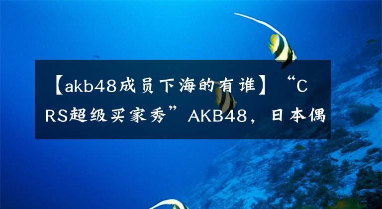 【akb48成員下海的有誰】“CRS超級買家秀”AKB48，日本偶像組合，舊時(shí)代