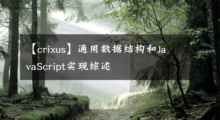 【crixus】通用數(shù)據(jù)結(jié)構(gòu)和JavaScript實現(xiàn)綜述