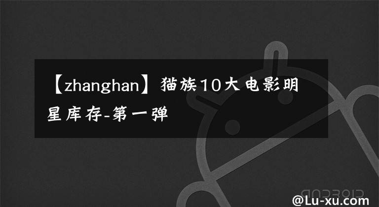 【zhanghan】貓族10大電影明星庫(kù)存-第一彈