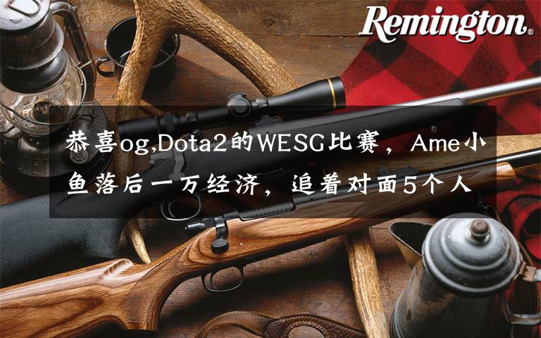 恭喜og,Dota2的WESG比賽，Ame小魚落后一萬(wàn)經(jīng)濟(jì)，追著對(duì)面5個(gè)人跑，是小魚太強(qiáng)了嗎？