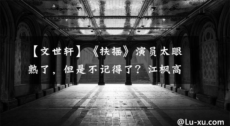 【文世軒】《扶搖》演員太眼熟了，但是不記得了？江楓高大艱險(xiǎn)，他曾與李易峰合作過。