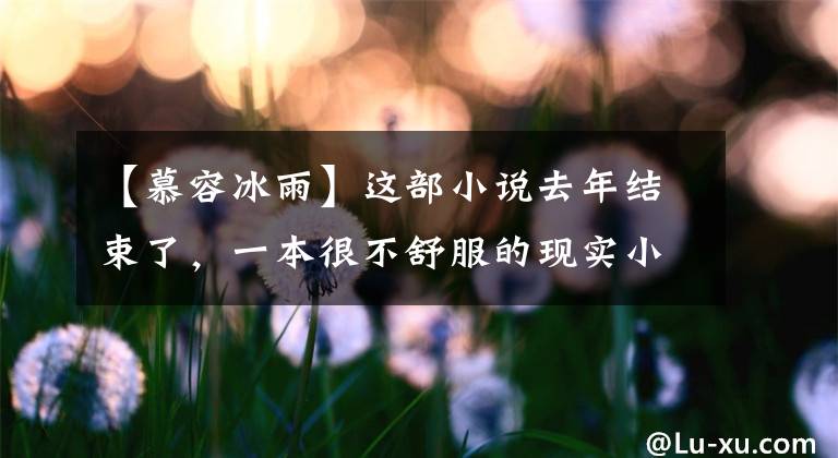 【慕容冰雨】這部小說去年結(jié)束了，一本很不舒服的現(xiàn)實(shí)小說，代入感很強(qiáng)