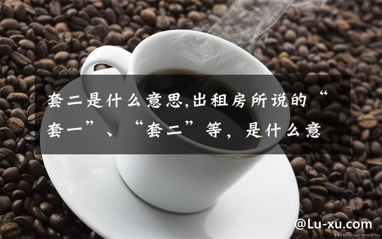 套二是什么意思,出租房所說的“套一”、“套二”等，是什么意思？