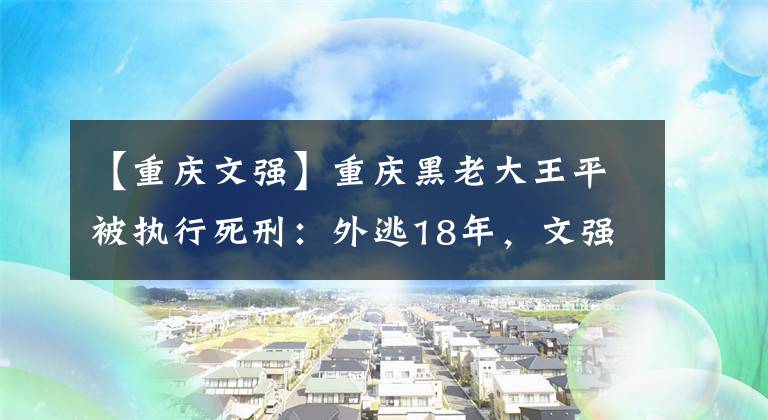 【重慶文強】重慶黑老大王平被執(zhí)行死刑：外逃18年，文強為其充當(dāng)保護傘