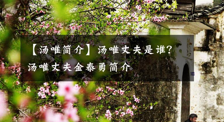 【湯唯簡(jiǎn)介】湯唯丈夫是誰(shuí)？湯唯丈夫金泰勇簡(jiǎn)介