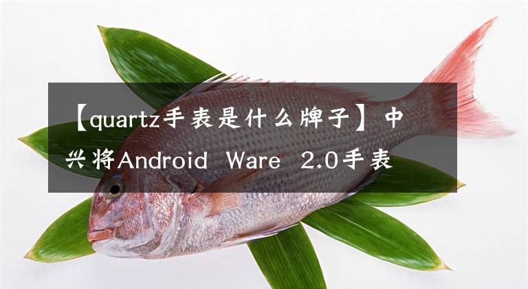 【quartz手表是什么牌子】中興將Android  Ware  2.0手表Quartz推至相對便宜的192刀