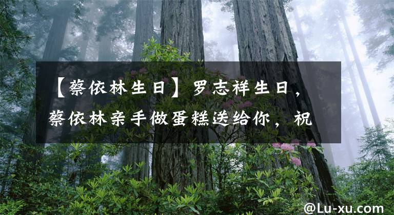 【蔡依林生日】羅志祥生日，蔡依林親手做蛋糕送給你，祝福你還有誰永遠墜入愛河。