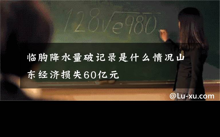 臨朐降水量破記錄是什么情況山東經(jīng)濟(jì)損失60億元