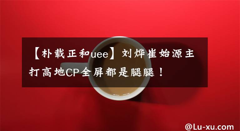 【樸載正和uee】劉燁崔始源主打高地CP全屏都是腿腿！