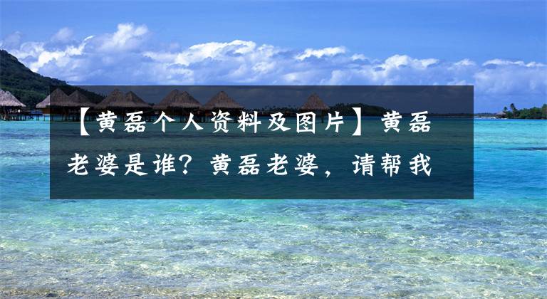 【黃磊個(gè)人資料及圖片】黃磊老婆是誰？黃磊老婆，請幫我扒一下孫麗的個(gè)人資料。