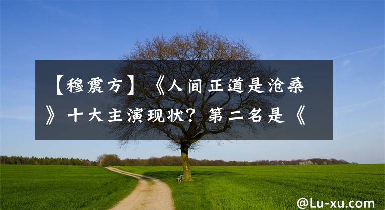 【穆震方】《人間正道是滄?！肥笾餮莠F(xiàn)狀？第二名是《還珠格格》歲的公主