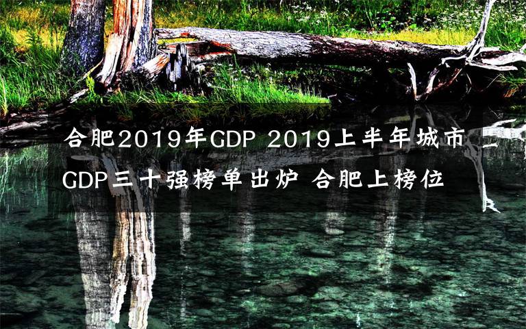 合肥2019年GDP 2019上半年城市GDP三十強榜單出爐 合肥上榜位列25位