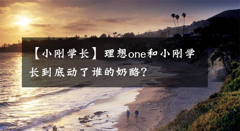 【小剛學(xué)長】理想one和小剛學(xué)長到底動了誰的奶酪？