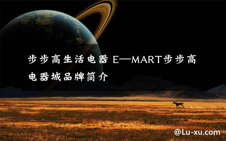 步步高生活電器 E—MART步步高電器城品牌簡(jiǎn)介