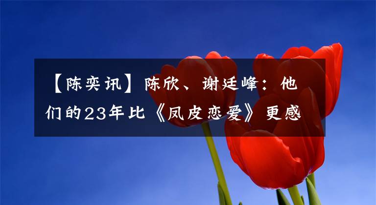 【陳奕訊】陳欣、謝廷峰：他們的23年比《鳳皮戀愛》更感人。