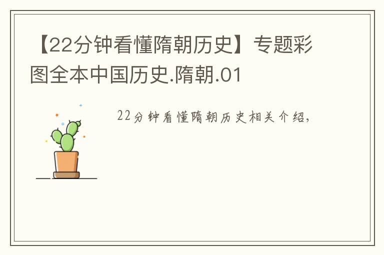 【22分鐘看懂隋朝歷史】專題彩圖全本中國(guó)歷史.隋朝.01