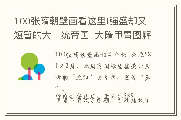 100張隋朝壁畫看這里!強(qiáng)盛卻又短暫的大一統(tǒng)帝國-大隋甲胄圖解