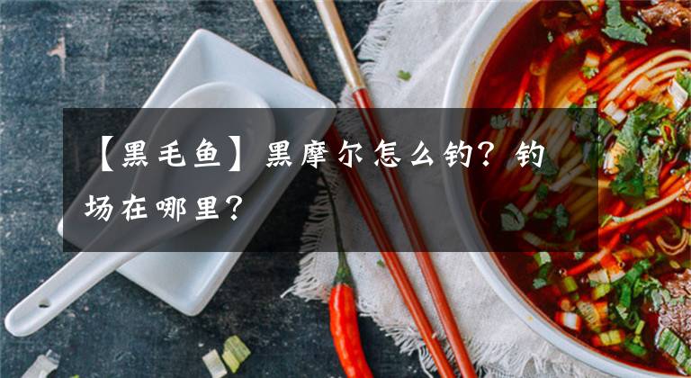 【黑毛魚】黑摩爾怎么釣？釣場在哪里？