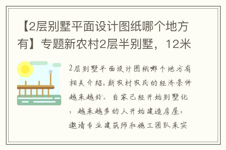 【2層別墅平面設(shè)計圖紙哪個地方有】專題新農(nóng)村2層半別墅，12米面寬，兩種平面圖方案哪個好？