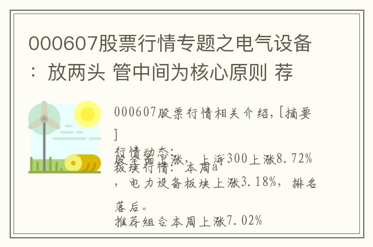 000607股票行情專題之電氣設(shè)備：放兩頭 管中間為核心原則 薦2股