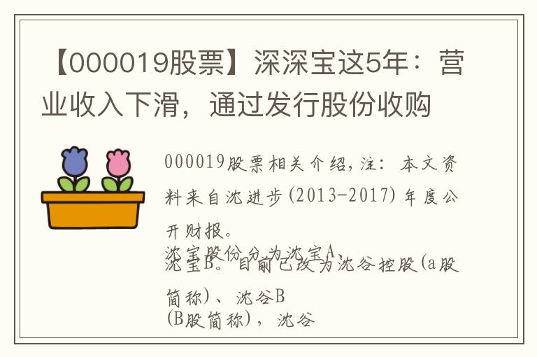 【000019股票】深深寶這5年：營業(yè)收入下滑，通過發(fā)行股份收購深糧，將走向哪？