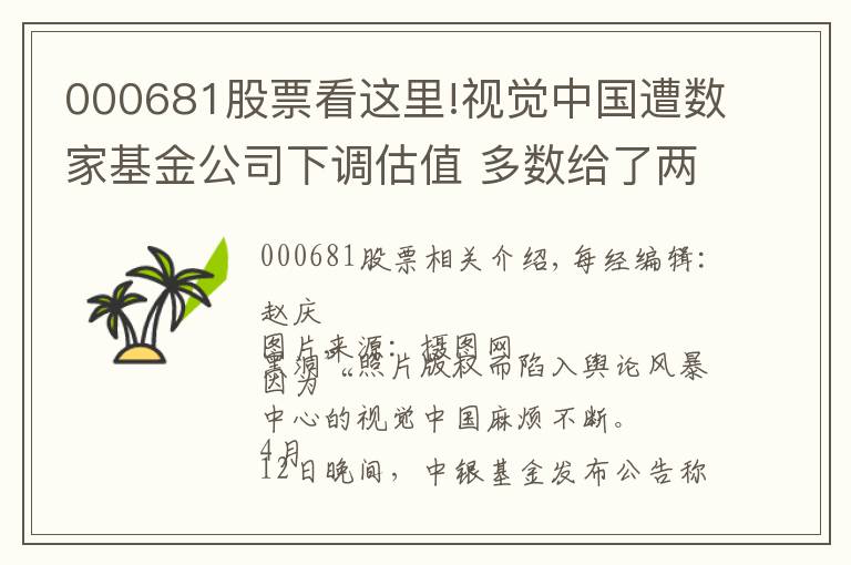 000681股票看這里!視覺中國遭數(shù)家基金公司下調(diào)估值 多數(shù)給了兩個跌停