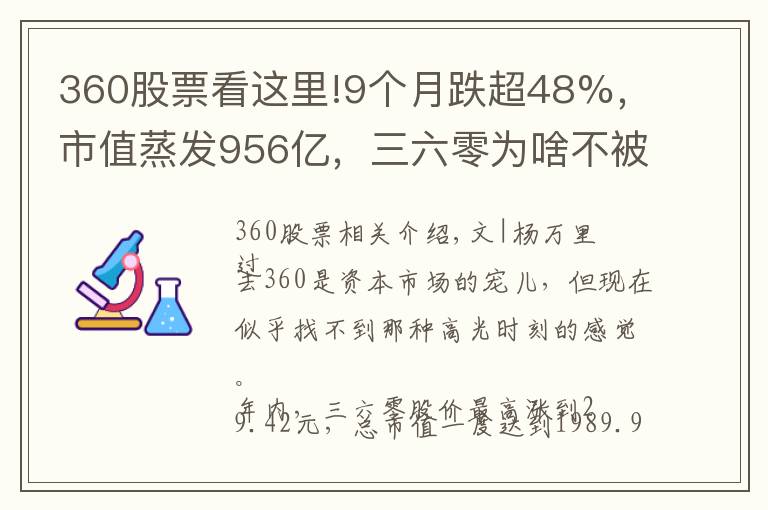 360股票看這里!9個月跌超48%，市值蒸發(fā)956億，三六零為啥不被市場追捧？