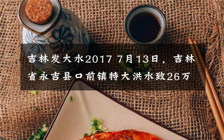 吉林發(fā)大水2017 7月13日，吉林省永吉縣口前鎮(zhèn)特大洪水致26萬人受災(zāi)，災(zāi)后慘景看著揪心呀