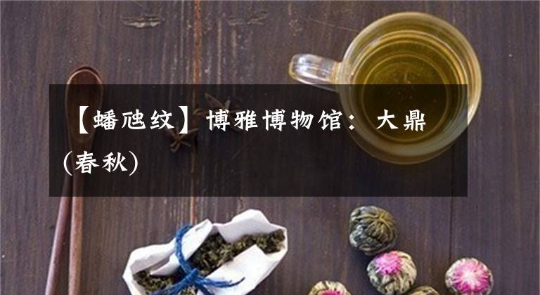 【蟠虺紋】博雅博物館：大鼎(春秋)