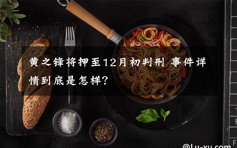 黃之鋒將押至12月初判刑 事件詳情到底是怎樣？